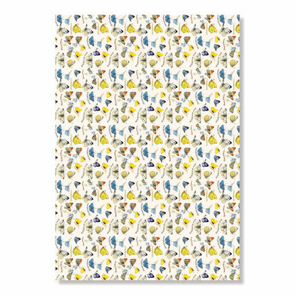 Garden Flowers Floral Wrapping Paper Book