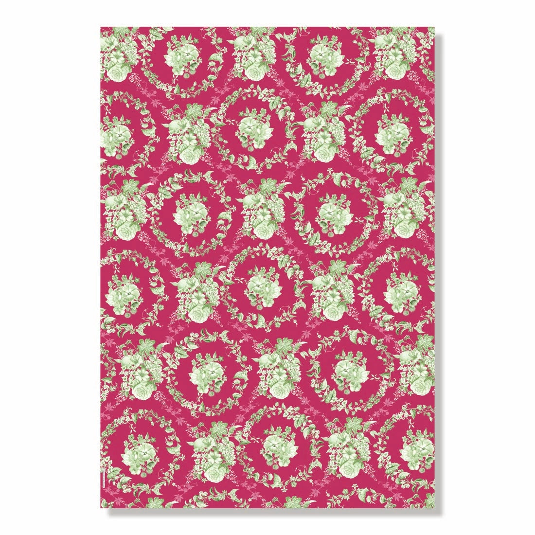 Toile de Jouy Floral Wrapping Paper Book