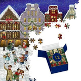 Winter Evening in the Town Advent Calendar Jigsaw Puzzle