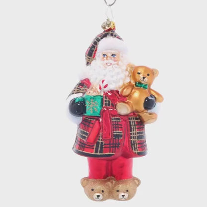 Christopher Radko Sweet Slumber Treat Glass Christmas Ornament