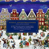 Winter Evening in the Town Advent Calendar Jigsaw Puzzle