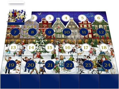 Winter Evening in the Town Advent Calendar Jigsaw Puzzle