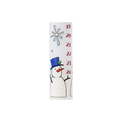 Advent Candle Snowmen