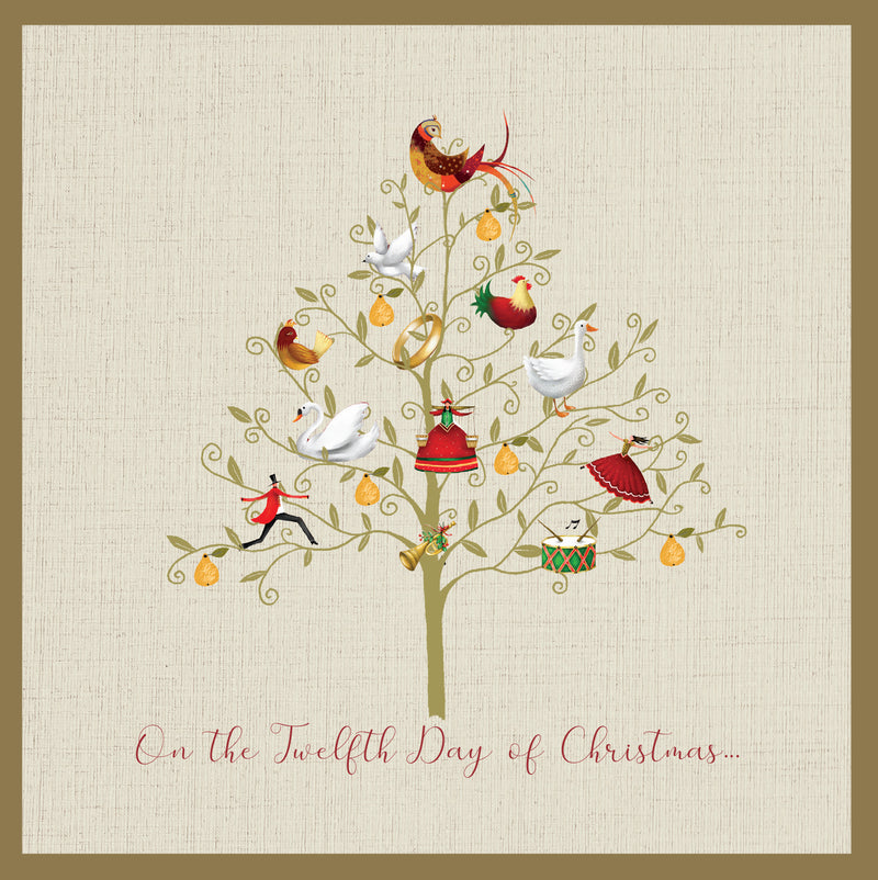 Starlight Children's Foundation Partridge Tree Charity Boxed Christmas Cards