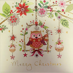 Peter Mac Foundation Luxury Christmas Owl Charity Boxed Christmas Cards