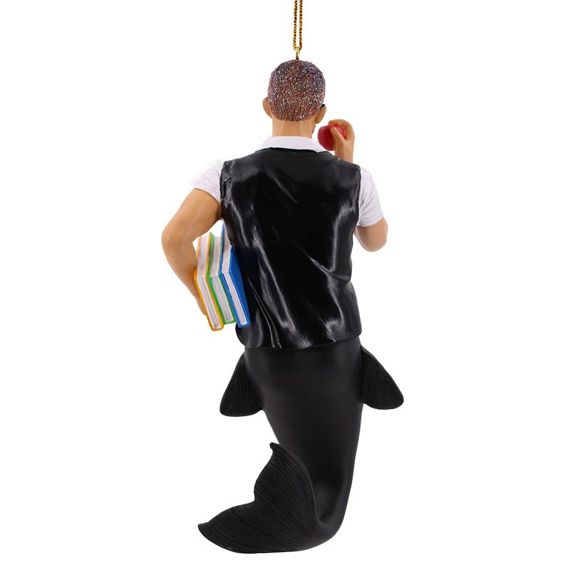 December Diamonds Hot 4 Teacher Merman Ornament