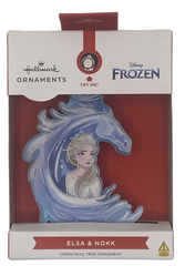 Hallmark Disney Frozen 2 Elsa and Nokk Light-Up Christmas Ornament