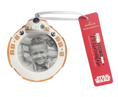 BB-8 Star Wars's Photo Holder Personalized Christmas Ornament