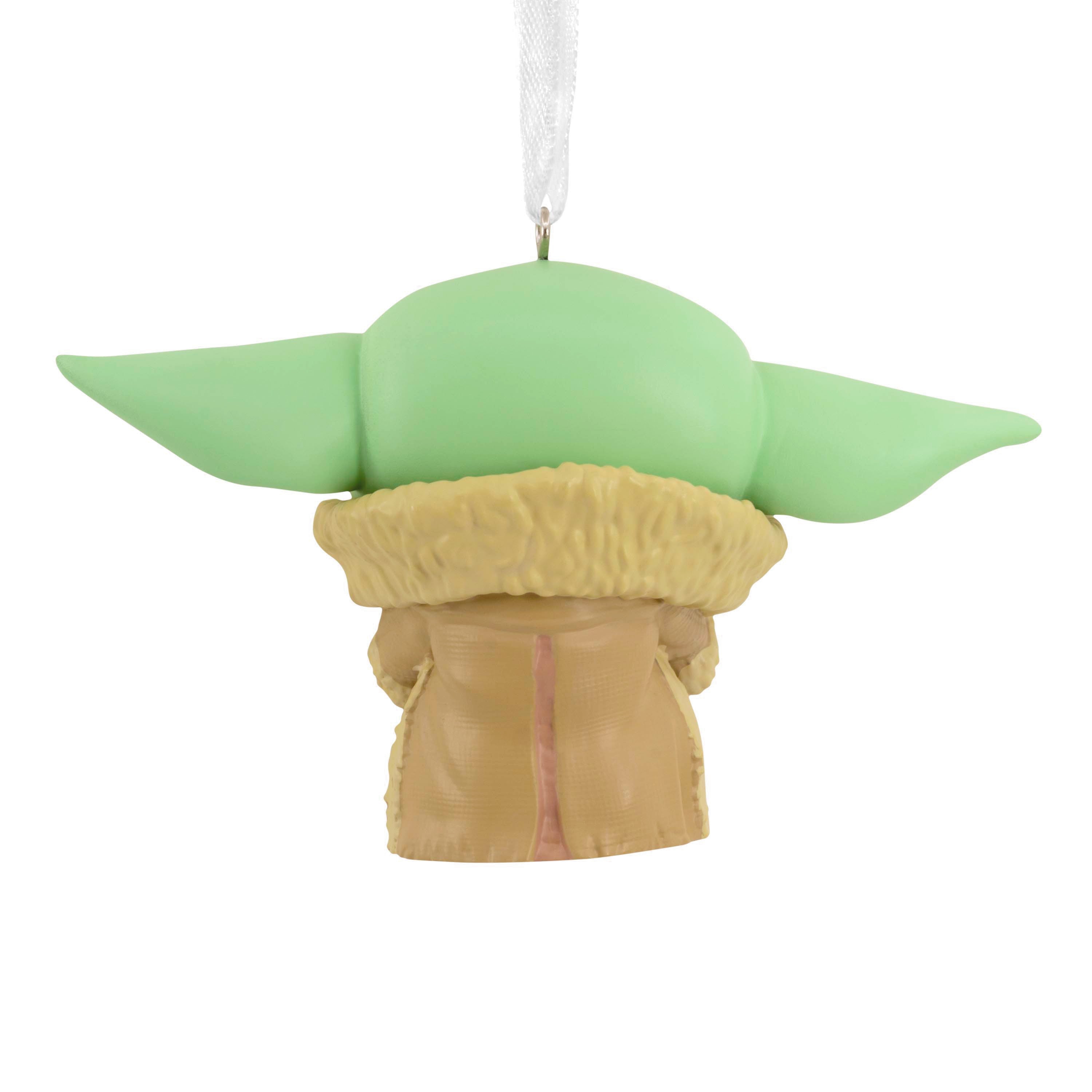 Hallmark Star Wars Mandalorian Grogu Ornament - The Child Christmas Tree Decoration In Hovering Pram