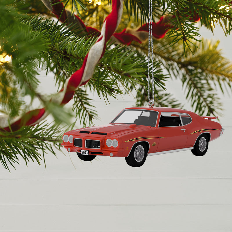 1971 Pontiac GTO Judge Classic American Cars Metal 2021 Hallmark Keepsake Ornament