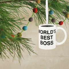 The Office Coffee Mug Hallmark Resin Ornament