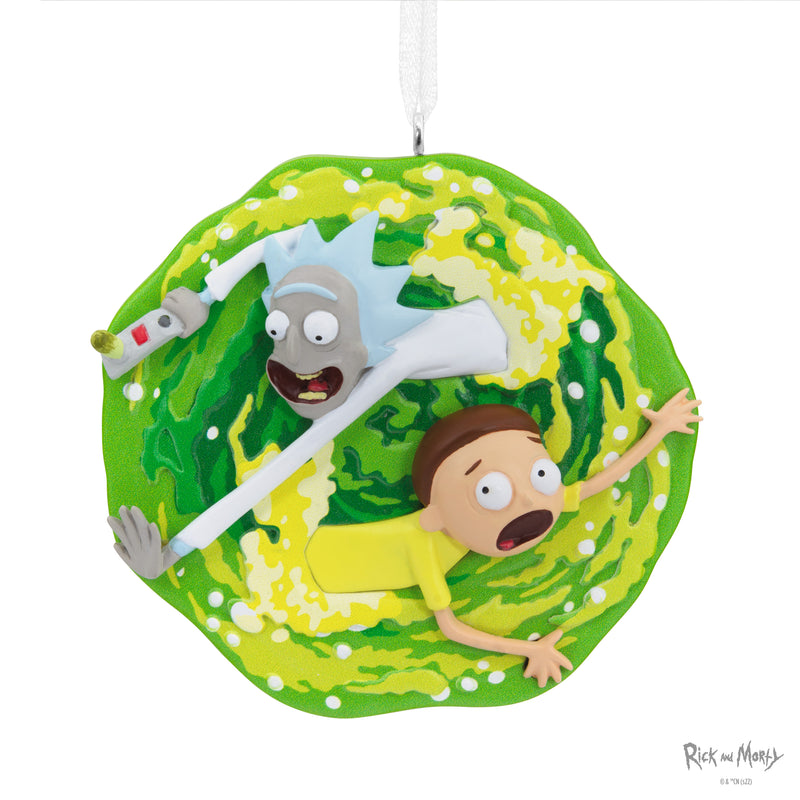 Rick and Morty Hallmark Resin Ornament