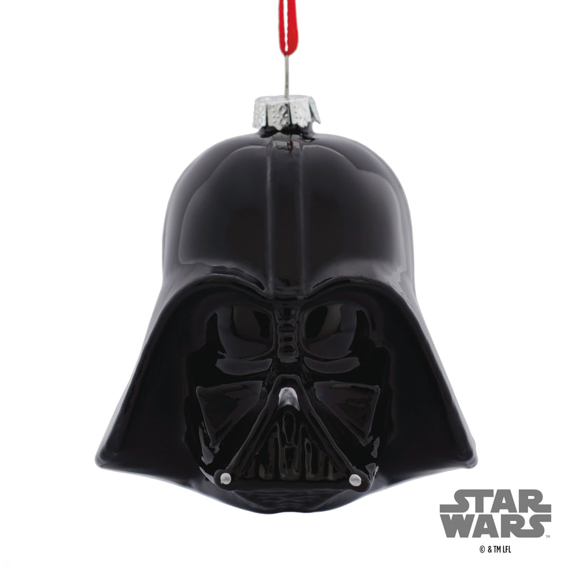 Star Wars Darth Vader Helmet Hallmark Blown Glass Ornament