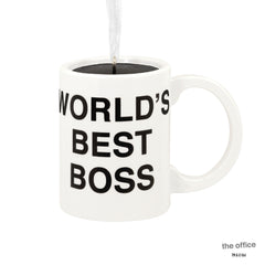 The Office Coffee Mug Hallmark Resin Ornament